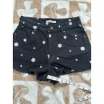 PacSun High Rise Festival Black Daisy Jean Shorts Size 26 Photo 6