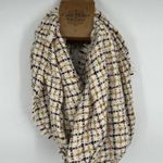NWT Cozy Maker Infinity Circle Loop Scarf Plaid Fall Colors Tweed Cabin Vacation Photo 0
