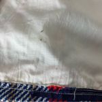 Vintage 70s Vest Plaid Open Front Women Lined Pockets Handmade‎ Red Blue White Size M Photo 9