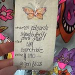 Puglia for Fly Botique by Jean Marie Butterfly Midi Dress Size S/M NWT Blue Photo 2