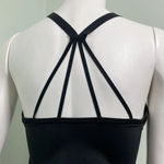 Victoria's Secret Victoria’s Secret Sport Black Sexy Strappy Mesh Tank Top Photo 4