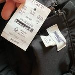 J.Crew  Black Ruffleneck suiting dress black, mini formal dress Photo 5