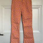 ZARA High Waisted Floral Jeans Photo 0