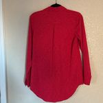 Athleta Athlete Urbanite Textured Top Serpentine Red Snake Print Button Down Shirt S Photo 9