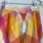 Vintage Plaid Maxi Skirt Yellow Size 2 Photo 2