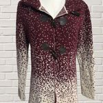 Italian Alpaca Mohair Ombre Knit Toggle Coat Cardigan Sweater Longline Size undefined Photo 0