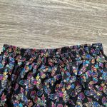 Duffel Sportswear silk paisley elastic waist pants Black Size M Photo 5