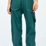 Princess Polly  Copeland Jeans Green Photo 1