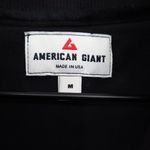 American Giant Women's Moto Dress Size M Made In USA Black Size M Photo 6