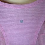 Lululemon  Stronger As One Light Pink Tank Size 12‎ Cropped Athletic Wear Outdoor Photo 4