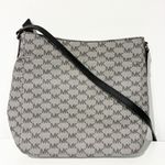 Michael Kors  Bag Silver Center Stripe Jet Set Messenger Crossbody Purse Photo 5