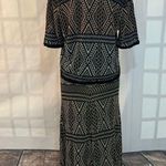 Brenda French vintage 2piece knit button down top and maxi skirt set Photo 4