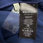 Whistles Dark Blue Eloise Textured Viscose Dress, US Size 10 / UK 14 Photo 4