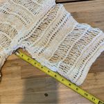 American Eagle Outfitters Beige Crochet Short Sleeve Open Cardigan S Photo 6