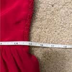 Amanda Uprichard Maxi Dress silk Red Spaghetti Strap Formal Evening Gown large Photo 13