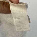 James Perse Women polo white short sleeve collar v-neck 100% cotton sz 2 Photo 6