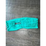 Victoria's Secret NWOT Teal Green  unlined Bandeau Yoga Strappy Detail size 36C‎ Photo 1