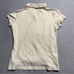 Tommy Hilfiger Cream Baby Yellow Vintage Y2K Short Sleeve Cotton Polo Shirt L Photo 5