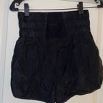 FP Movement Black Athletic Shorts with Dolphin Hem Photo 3