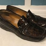 Hells‎ comfort by Romu’s brown Sioux 8170 croc print patent women’s size 37 Photo 3