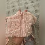 Oh Polly NWT Embellished Cut Out Mini Dress blush pink size 8 Photo 5