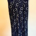 Enfocus Studio Navy and Silver Lace Formal Floor Length Dress Photo 4