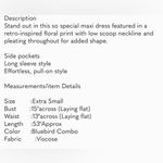 Free People  First Date Retro Floral Maxi Dress XS Photo 2