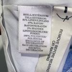 Ann Taylor Womens Dress Size 10 Blue Sleeveless Linen Blend Striped Casual Photo 3