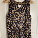 Velvet Tees Velvet by Graham and Spencer Navy Blue and Tan  Scoop Neck Maxi dress Size Large Photo 2