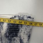 Soma Wknd Smocked Maxi Dress Jersey Knit Tie Dye Strapless Smocked Blue … Size L Photo 6