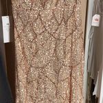 Boutique One Shoulder sequin rose gold prom dress Photo 0