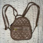 Forever 21  Light Brown Leather Purse Backpack Photo 0