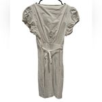 Free People Boyish Kennedy puff sleeves denim dress with tie back Photo 4