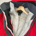 LL Bean 3 in 1 Ski Jacket Red Gray Black Waterproof Windproof Pockets Coat M Size M Photo 4