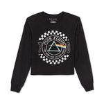 Love Tribe  Pink Floyd‎ Rock Long-Sleeved Cropped Graphic Tee NWT Photo 0