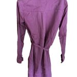 Gap NWT long sleeved shirt dress with belt in winter peony women' size medium Photo 1