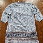 Anthropologie  Maeve Blue Arwen Ikat Duster NWT Medium/Large M/L Photo 3