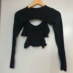 Nasty Gal Cut Out V Neck Top And Arm Warmer Set Photo 6