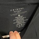 Friends The TV Series Raw Hem Short Sleeve Crop Tee Black Size Medium Photo 4