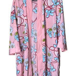 Vintage Cruz Pink Floral Long Line Kimono Size undefined Photo 0