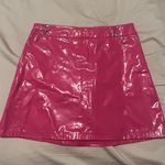 Forever 21 pink pleather mini skirt  Photo 0