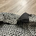 White House | Black Market Tweed Plaid Ribbon Ruffle Blazer Size 2 Photo 9