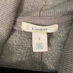 Caslon Cinch Waist Jersey Knit Gray Cardi Size Lg Photo 7