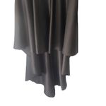 Witchy Women's Size Large Black Lace Vampire Goth High Low‎ Satin Dress Photo 2