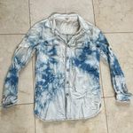 Life in Progress  Tie Dye Chambray Jean Like Shirt Sz XS Photo 0