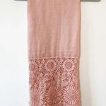 Eyeful Dusty‎ Rose Pink Lace Trim Scarf Wrap Wedding Bridesmaid Holiday Photo 2