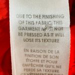 Victoria Beckham Bright Red Crinkle Parachute Drop Waist Mini Dress Photo 10