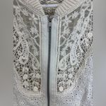 Free People Sun Storm Bomber Jacket in Ivory Combo Boho Bohemian Hippie Small Photo 6