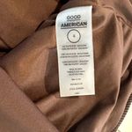 Good American NWT Chocolate Brown 90s Rib One-Piece Swimsuit - Size 4 Photo 2