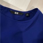 Uniqlo Blue Short Sleeve Blouse Photo 5